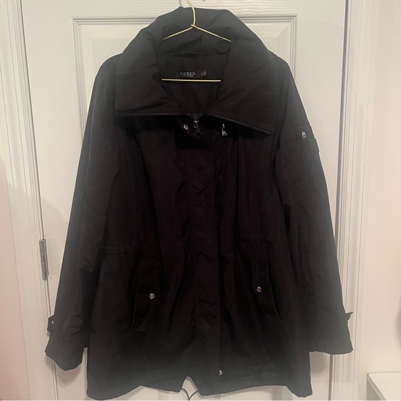 Lauren Ralph Lauren Black Utility Jacket NWOT - Picture 2 of 9